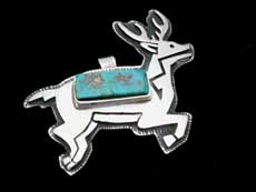 Gerald Honwytewa deer ペンダント