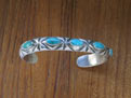 1940-50 Navajo 5 Stone Bracelet01-2