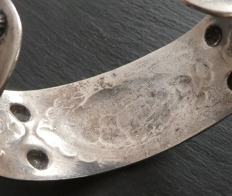 ​Whirling Log Navajo ingot bracelet 1920s