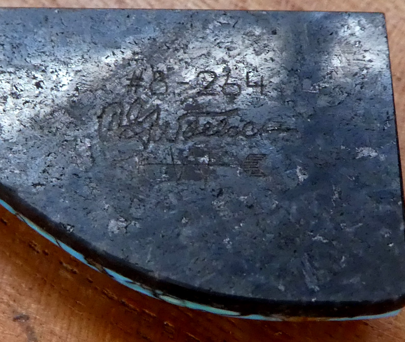 C.G Wallce Collection Number 8 Turquoise